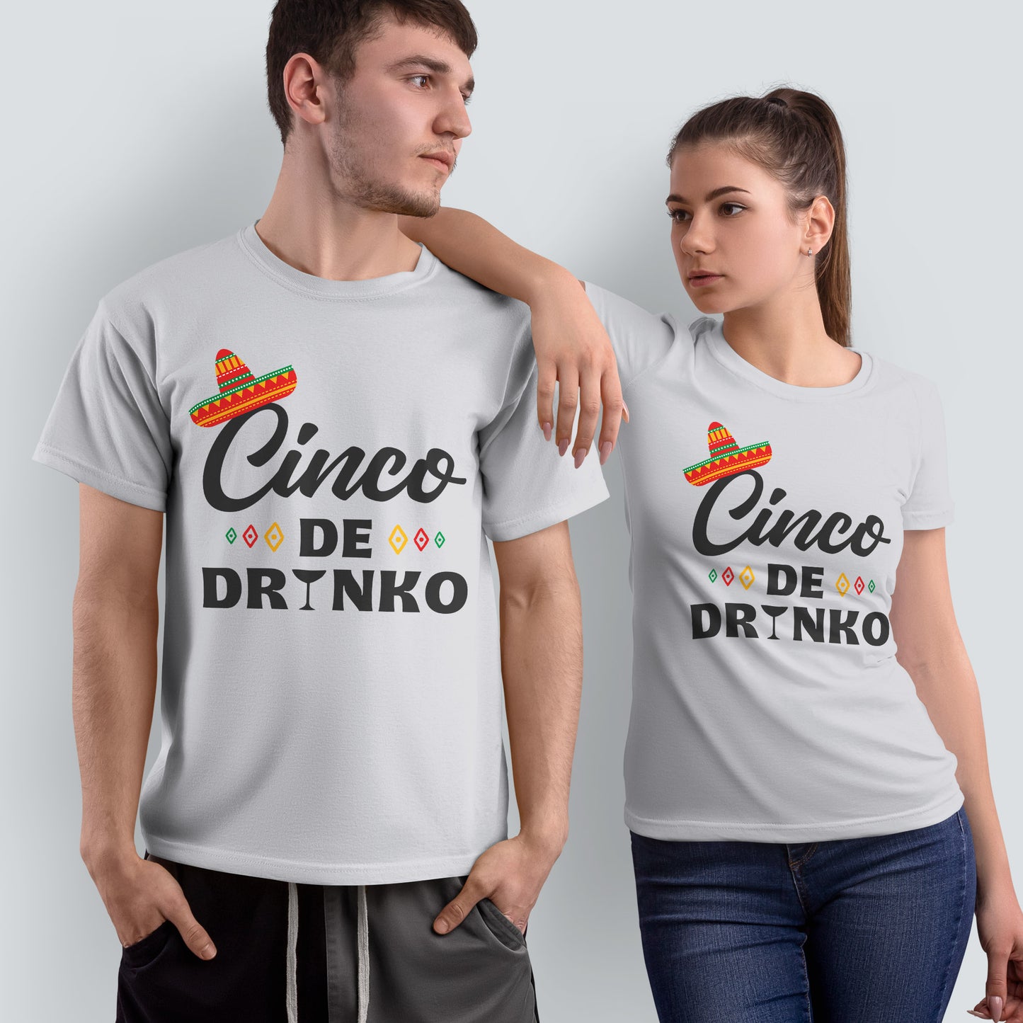 Cinco De Drinko Unisex T-Shirt - Cinco De Mayo Event Tee