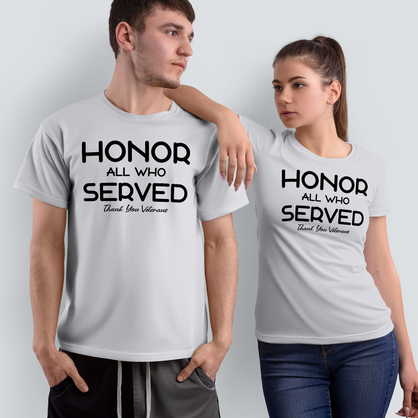 Honor All Who Served Unisex T-Shirt - Thank You Veterans Tee