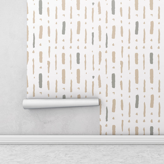 brown linear modern wallpaper