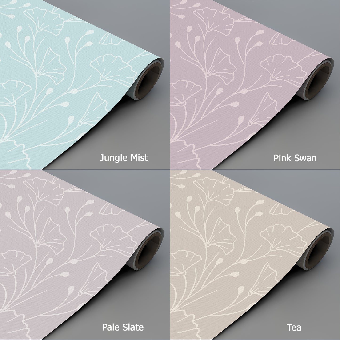 peel and stick floral wallpaper