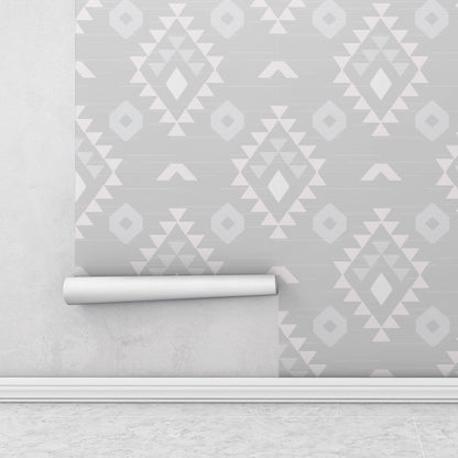 gray tribal vintage wallpaper