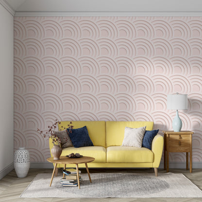 pink 3d modern wallpaper