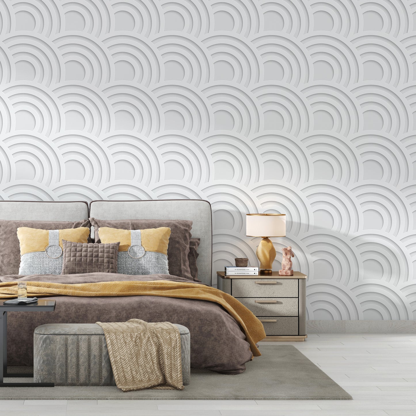 gray 3d modern wallpaper