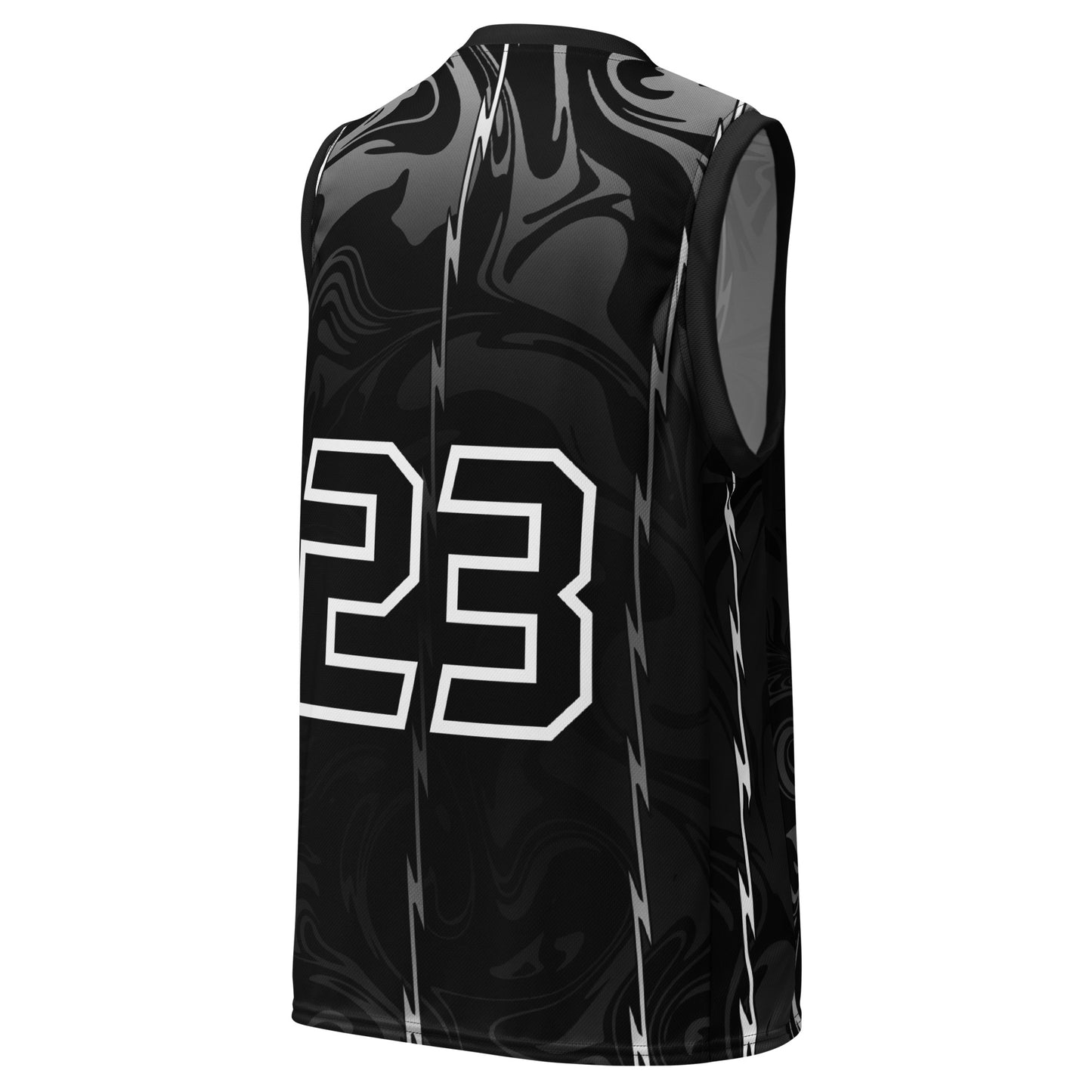 Black and White Dunk unisex basketball jersey