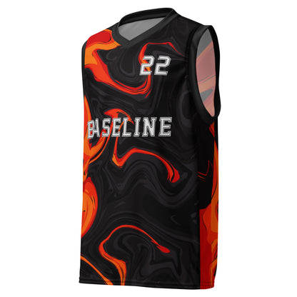 Baseline unisex basketball jersey