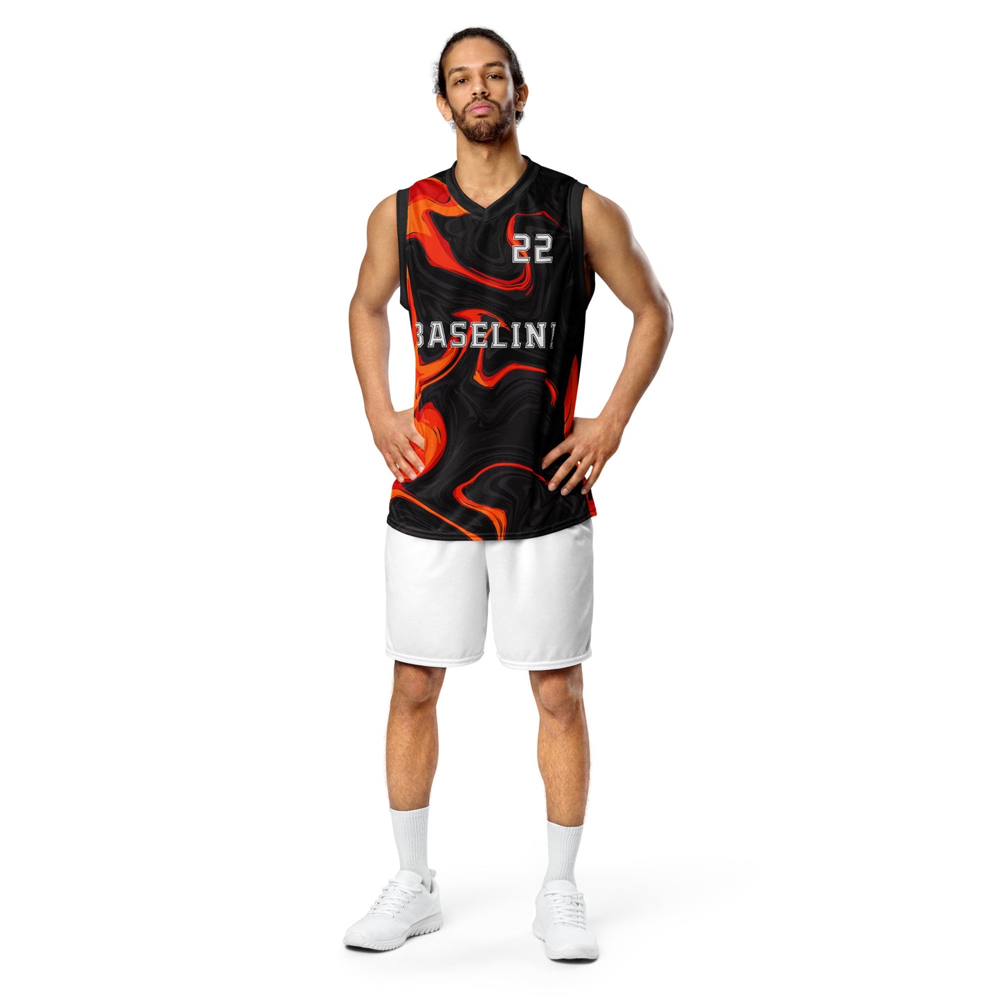 Baseline unisex basketball jersey