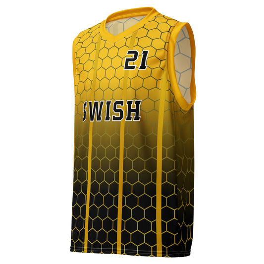 Swish unisex basketball jersey