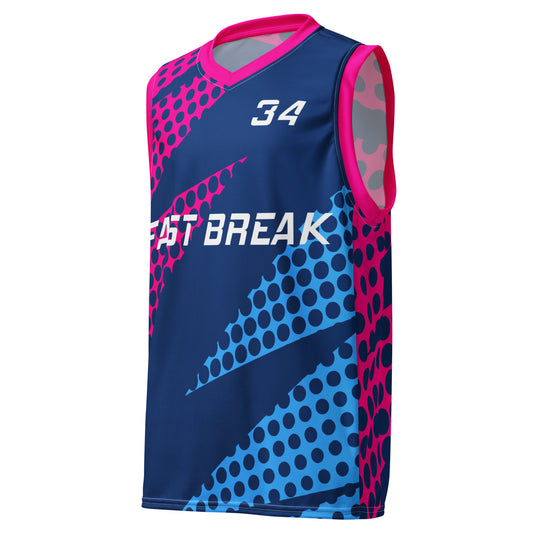 Fast Break unisex basketball jersey