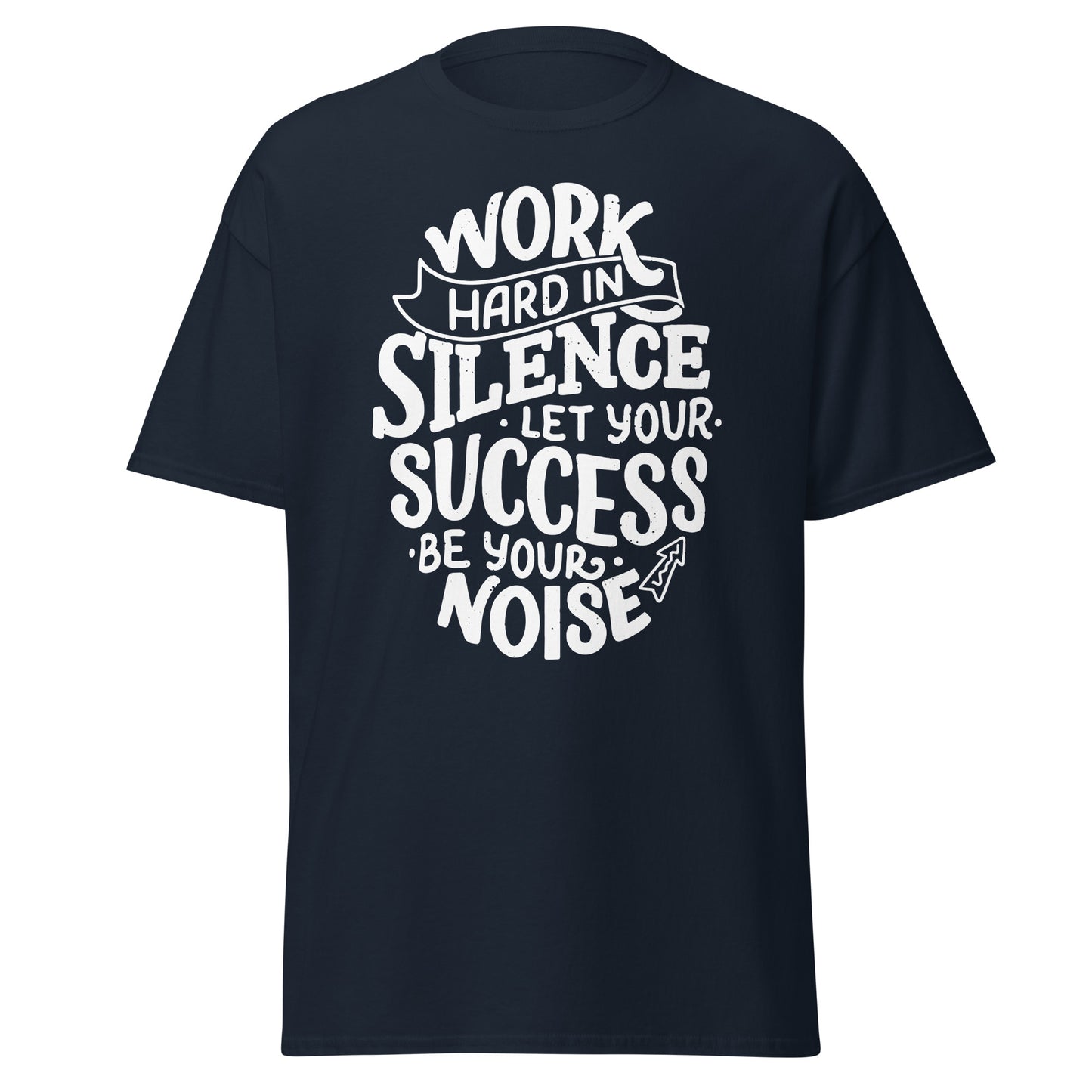 Men's Hard Work Slogan Tee