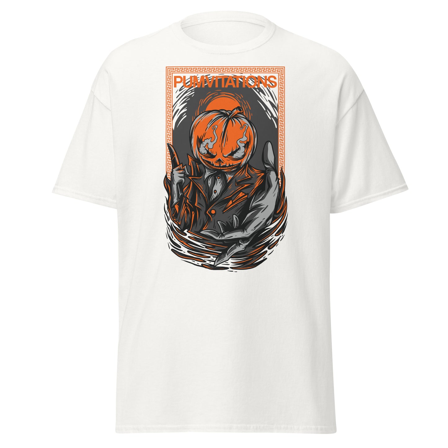 Men Pumpkin Head Graphic Tee