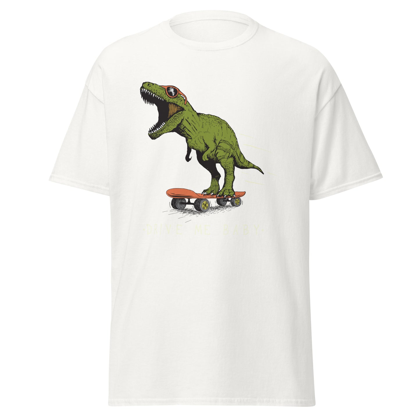 Men's Dino Skateboarding Graphic Tee