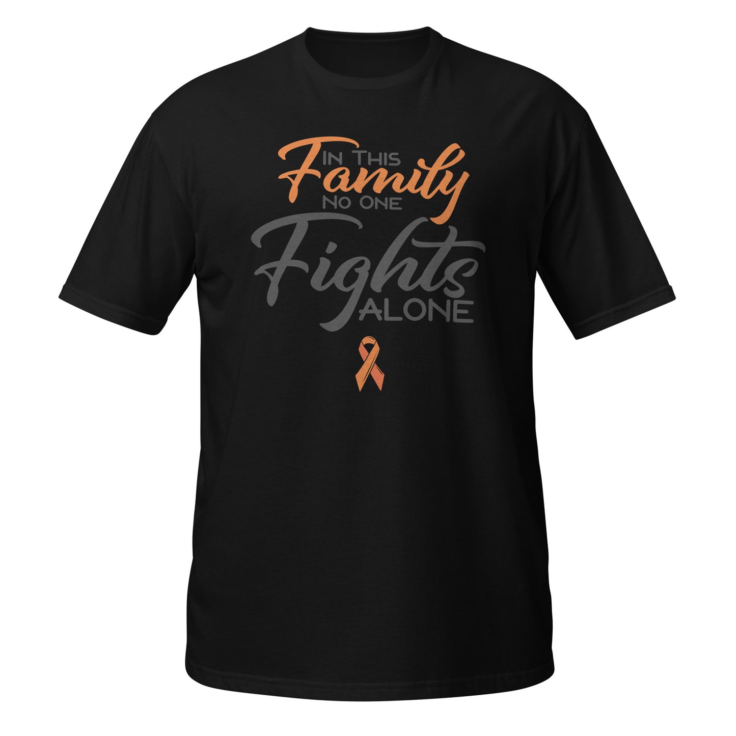 Autism Motivational Tee - In This Family No One Fights Alone Unisex T-Shirt