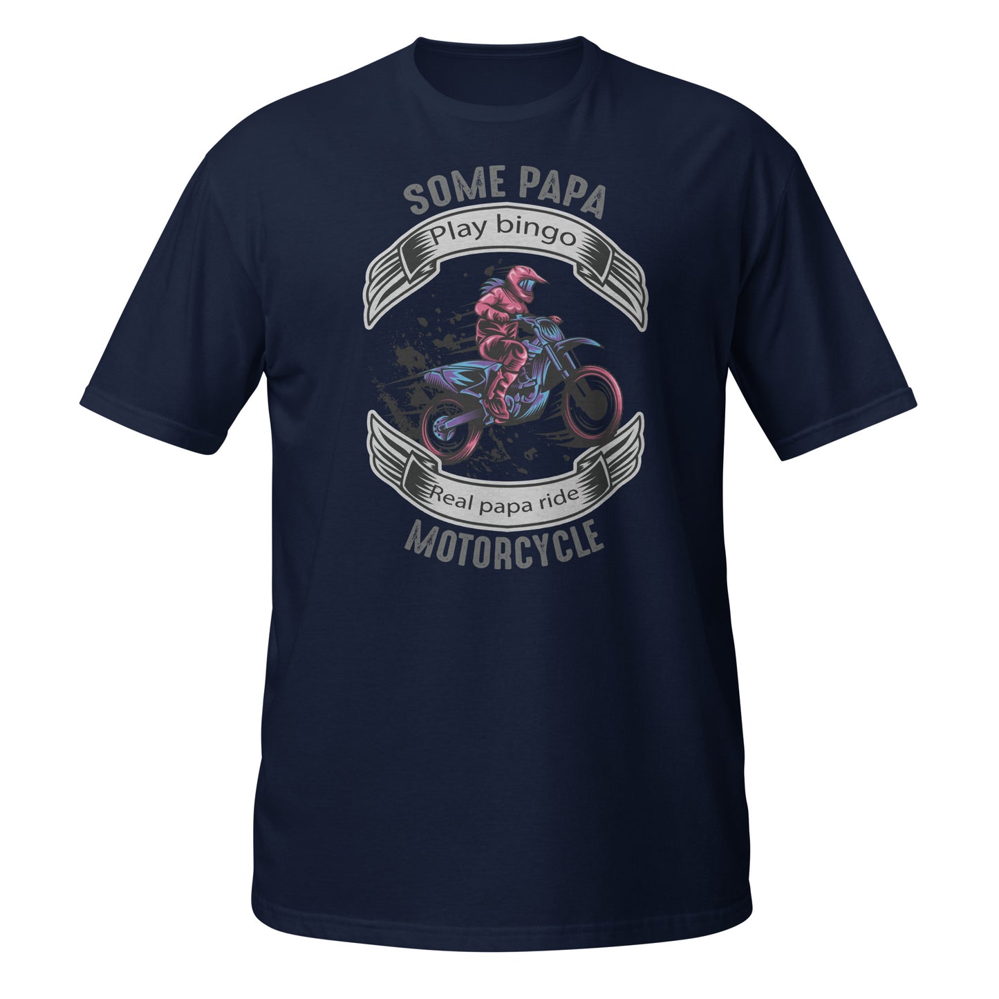 Real Papa Ride Motorcycle Unisex T-Shirt