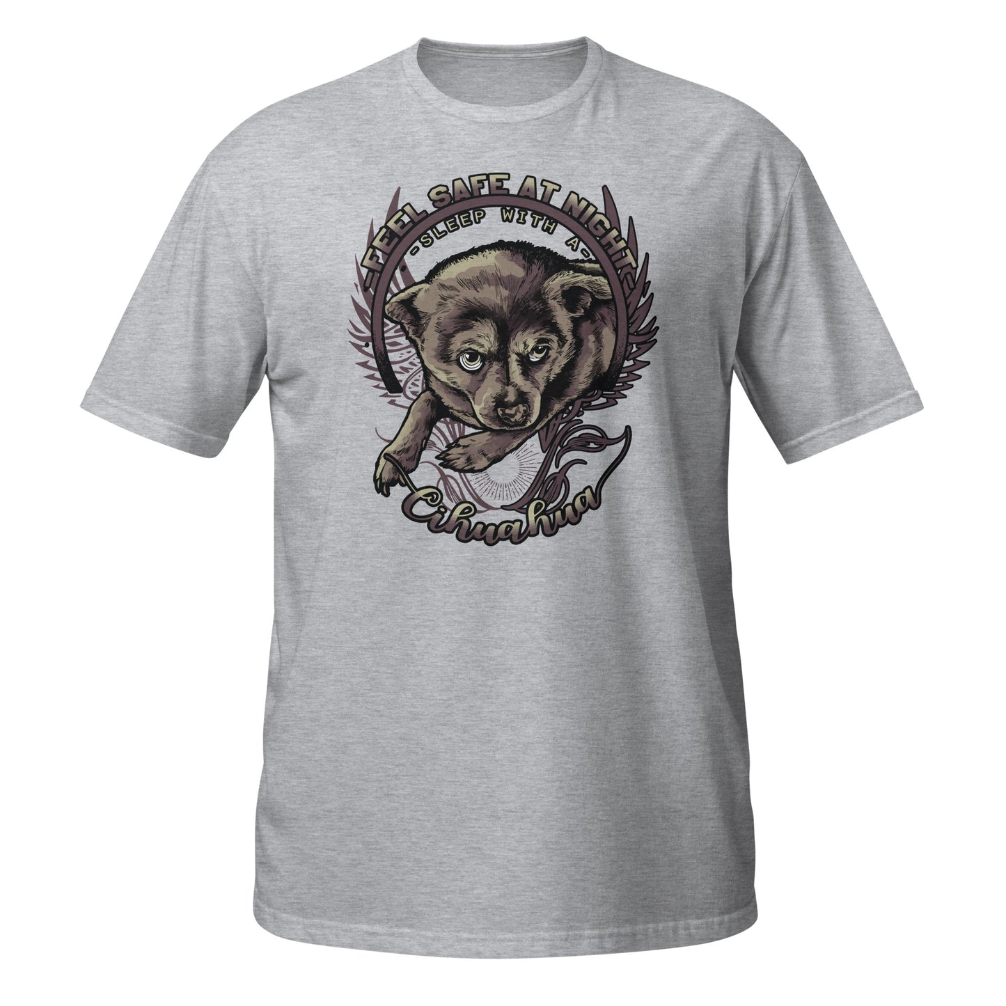 Feel Safe At Night With Cihuahua Unisex T-Shirt