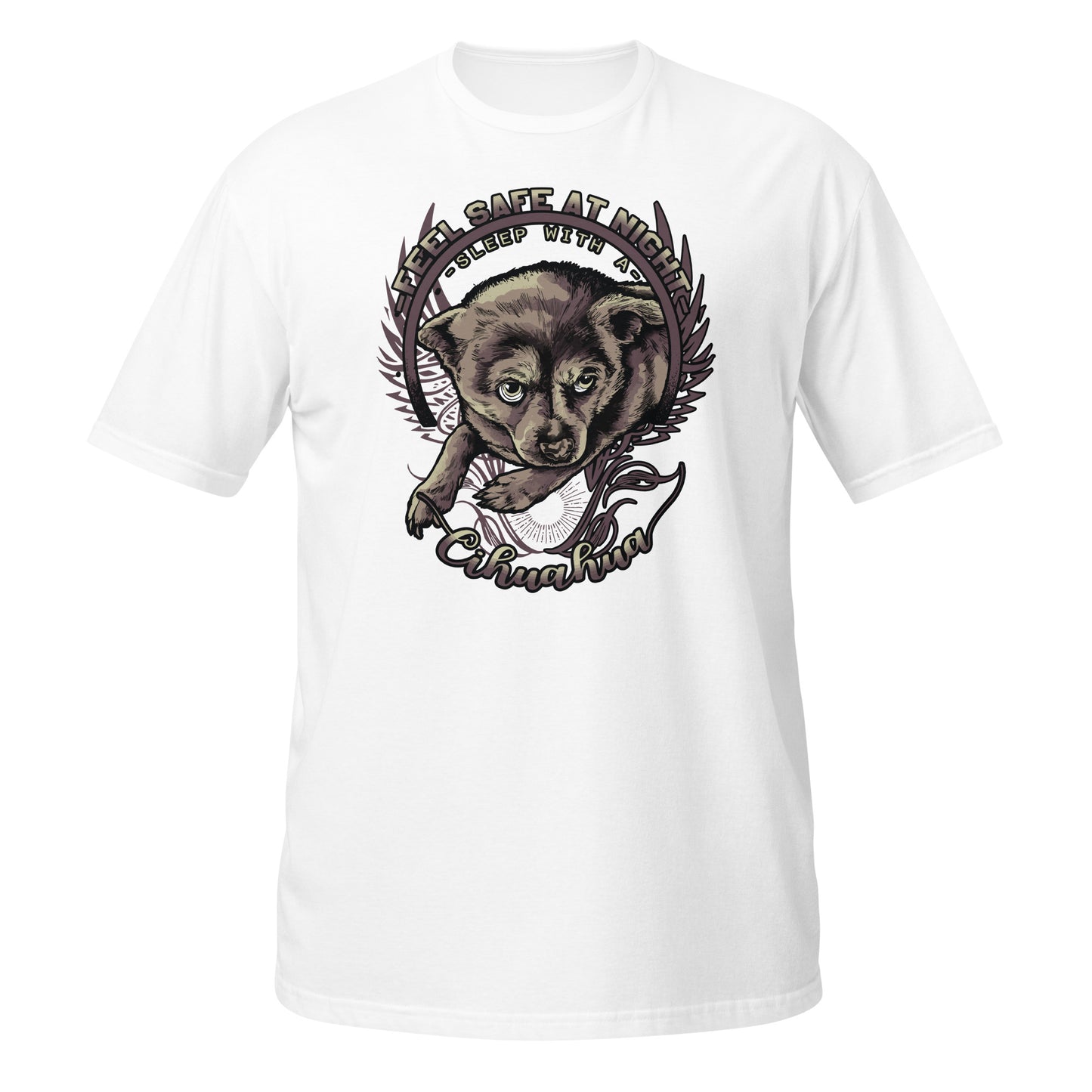 Feel Safe At Night With Cihuahua Unisex T-Shirt