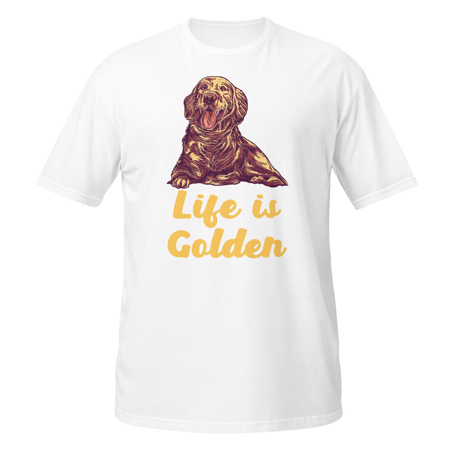 Life Is Golden Unisex T-Shirt - Golden Retriever Tee