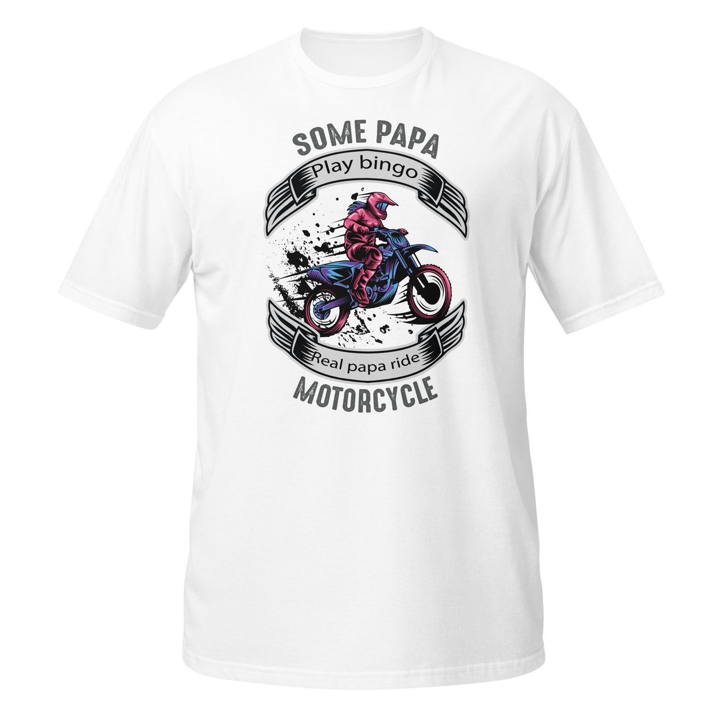 Real Papa Ride Motorcycle Unisex T-Shirt