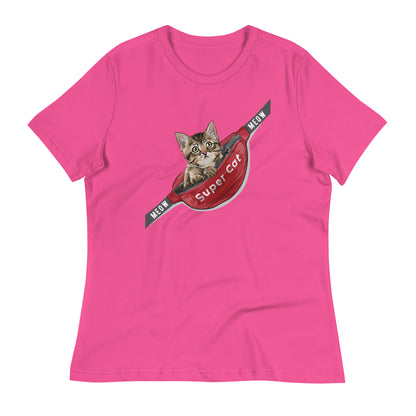 Women's Cute Cat Graphic Tee