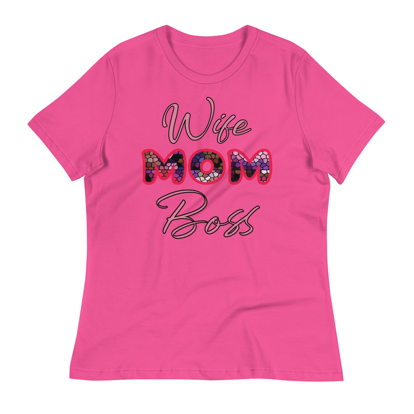 Wife Mom Boss Women's Relaxed T-Shirt