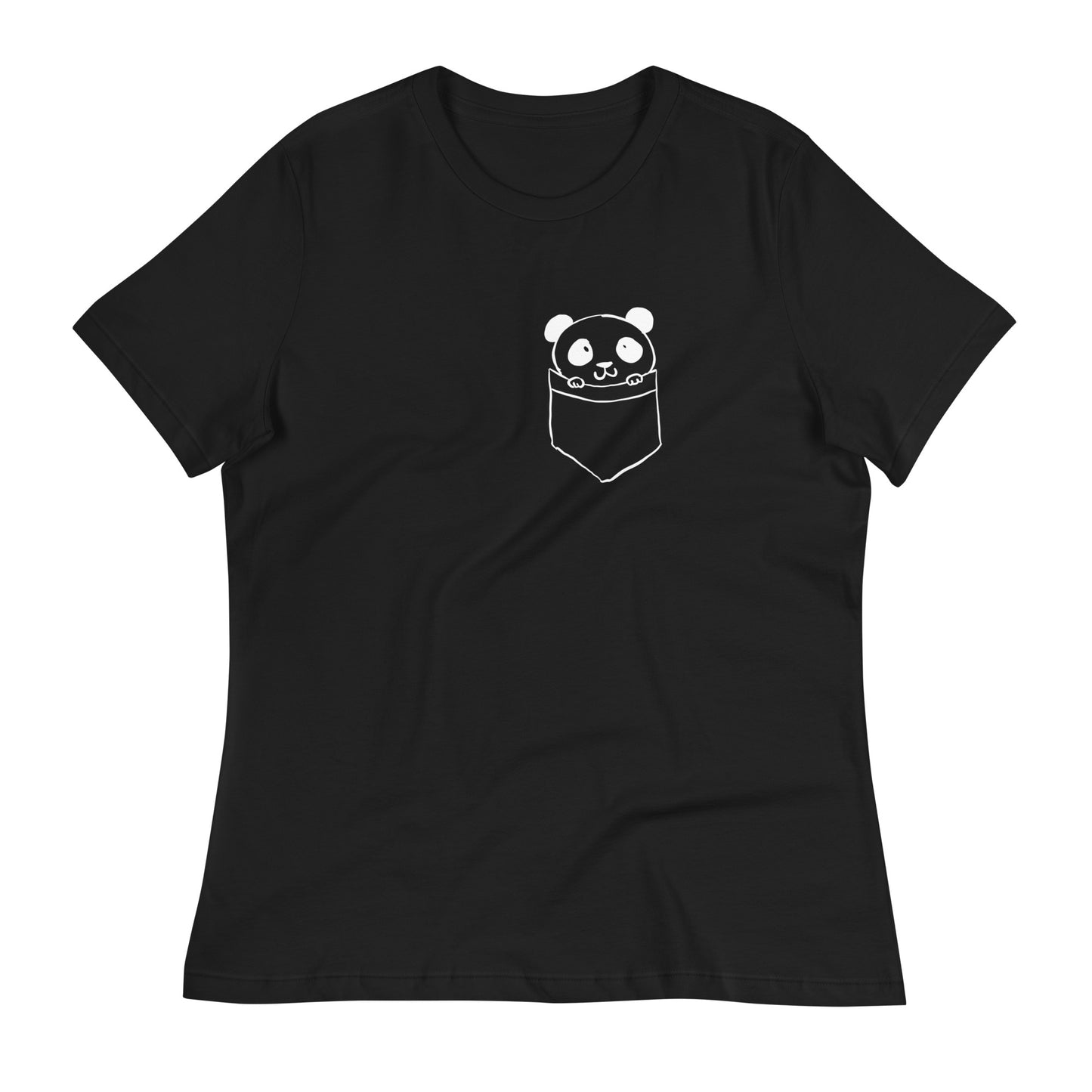 Women's Pocket Panda Graphic Tee