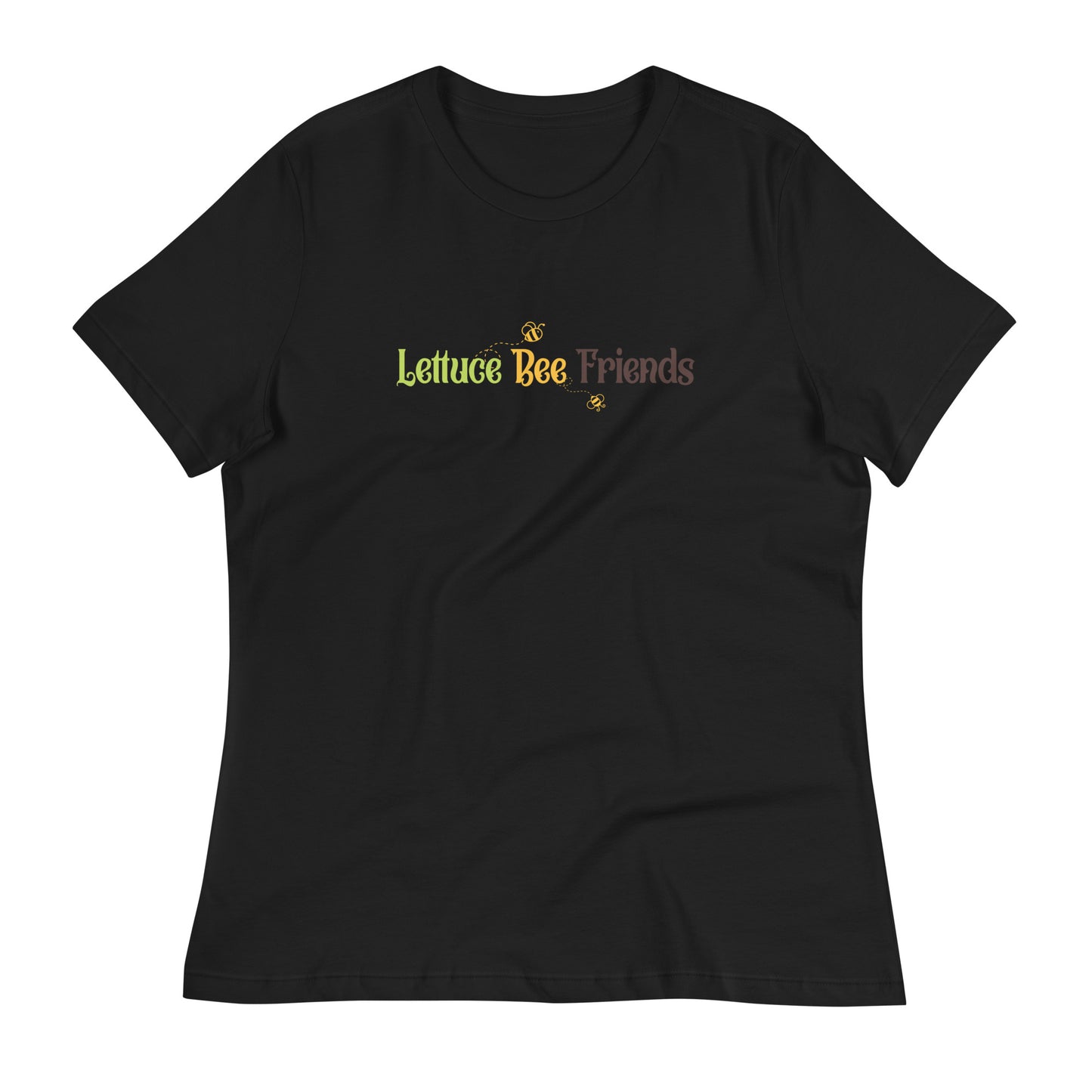 Women's Gardening Tee - "Lettuce Bee Friends" Saying T-shirt