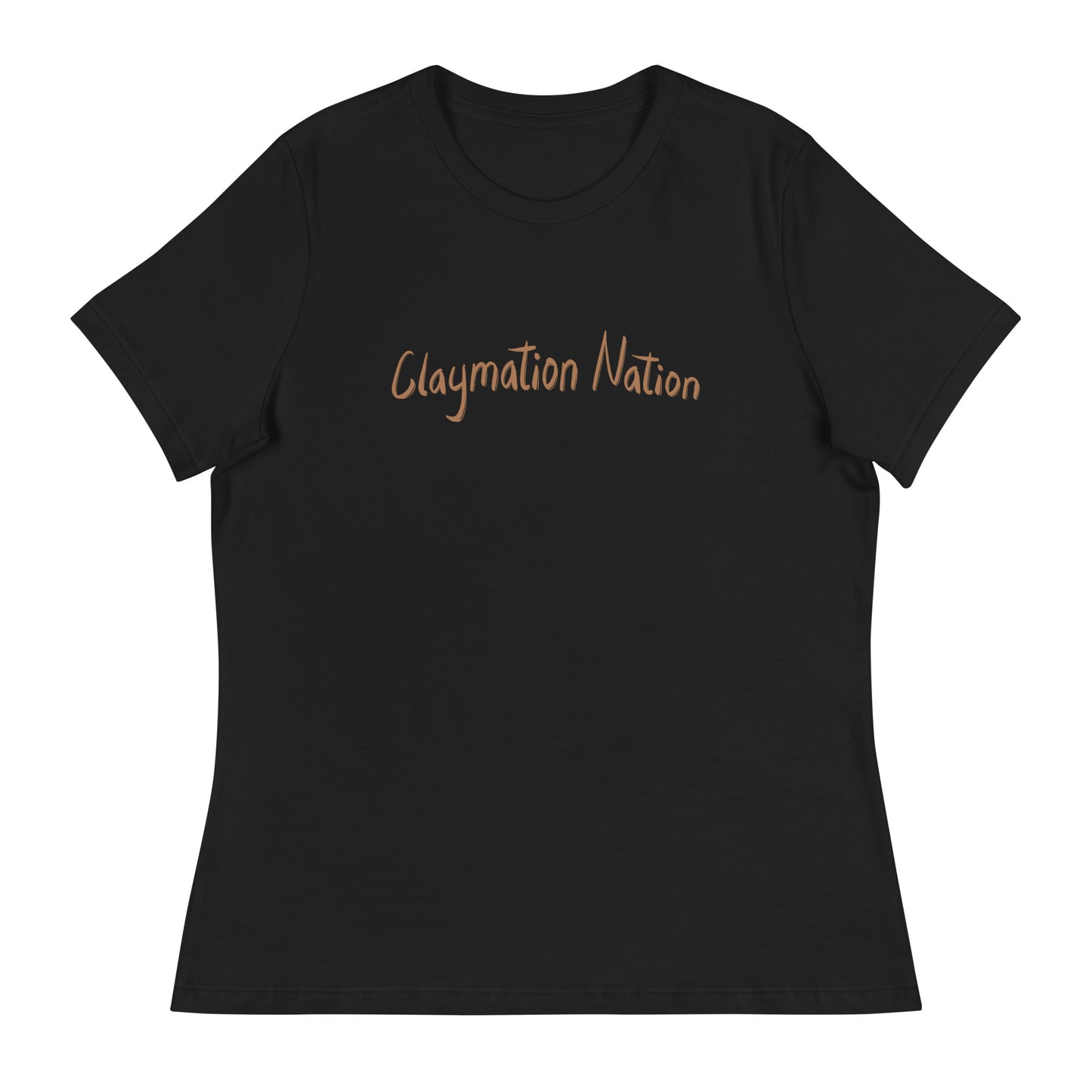 Women's Pottery T-Shirt - "claymation Nation" Saying Tee