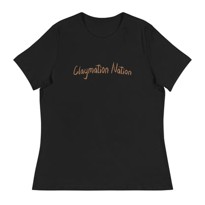 Women's Pottery T-Shirt - "claymation Nation" Saying Tee