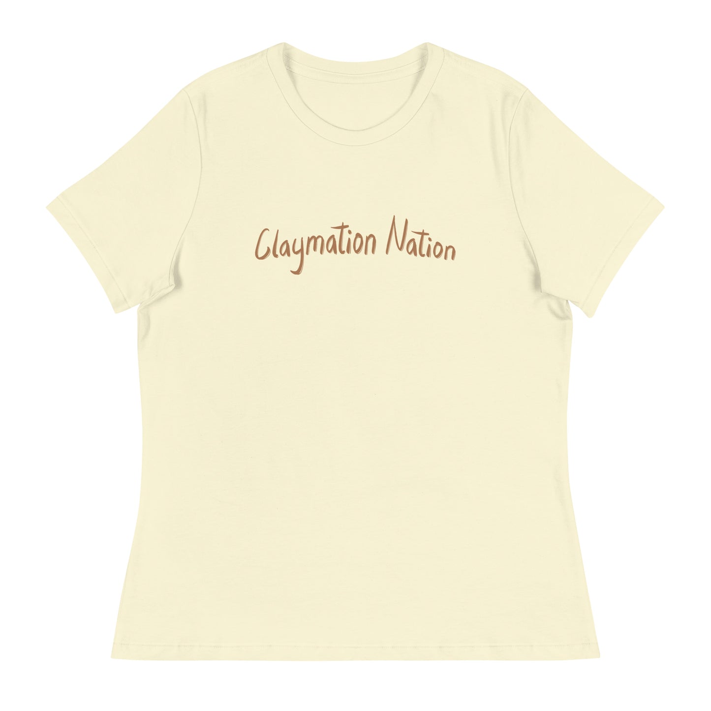 Women's Pottery T-Shirt - "claymation Nation" Saying Tee