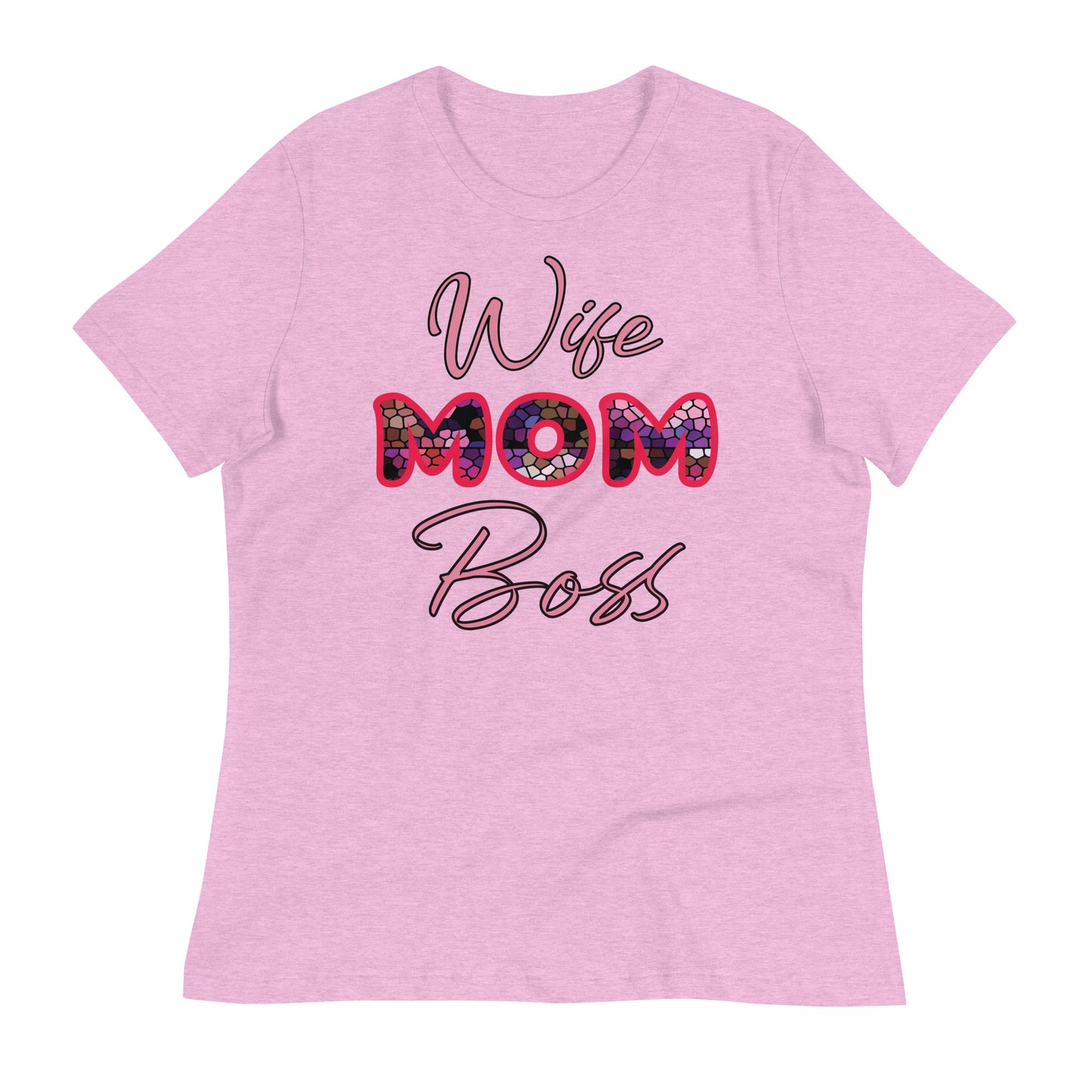 Wife Mom Boss Women's Relaxed T-Shirt