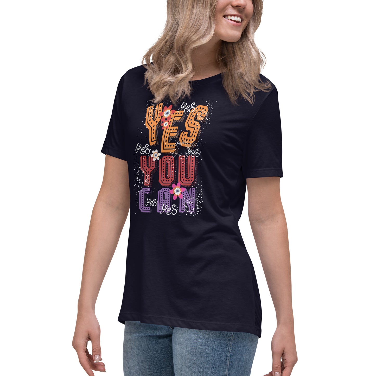 Women's Slogan Graphic T-shirt-