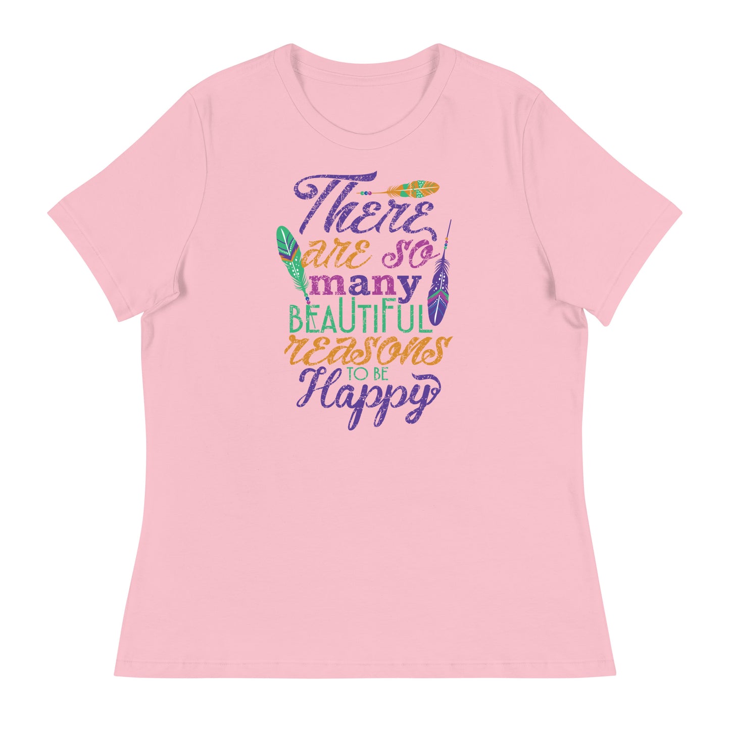 Women's To Be Happy Slogan Tee