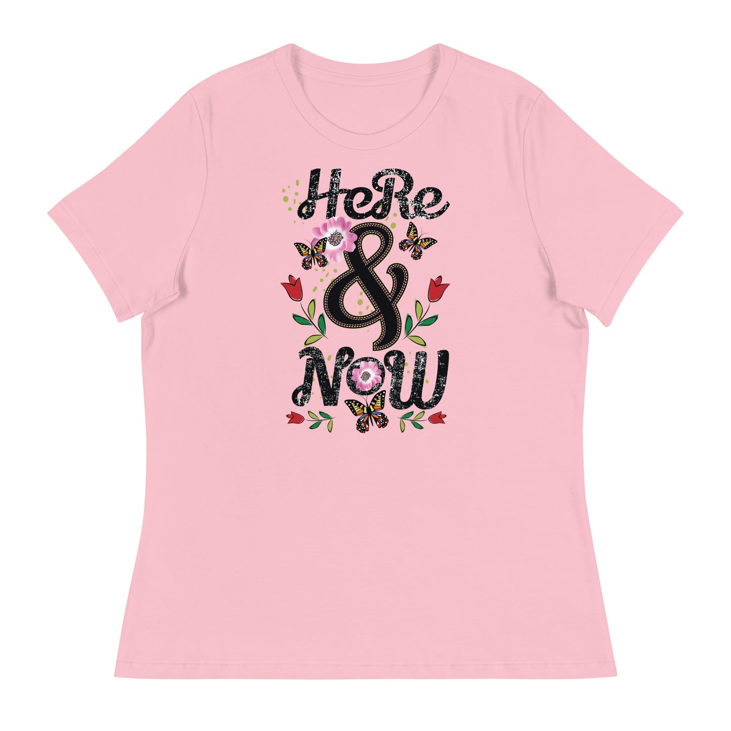 Women's Here and Now Slogan Tee