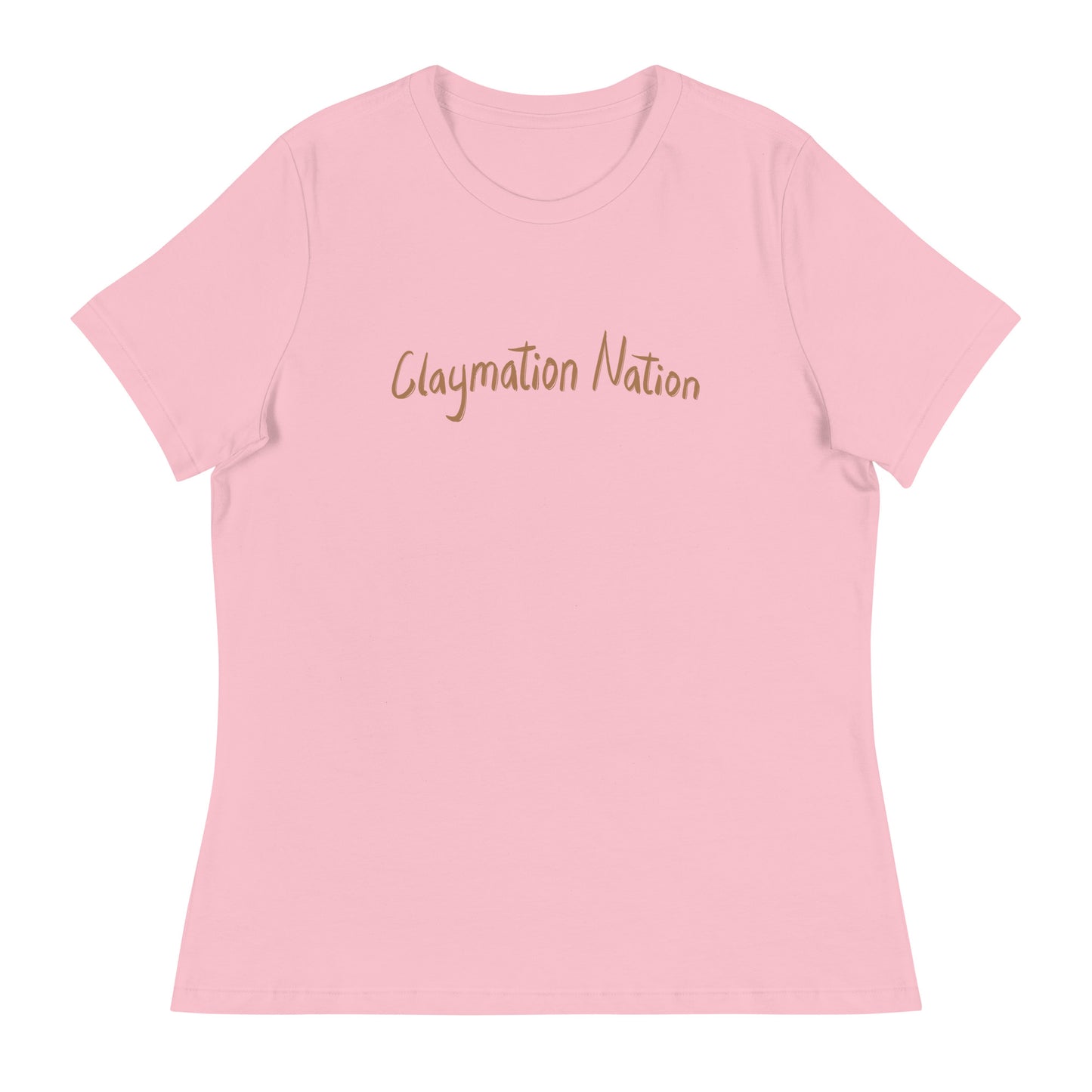 Women's Pottery T-Shirt - "claymation Nation" Saying Tee