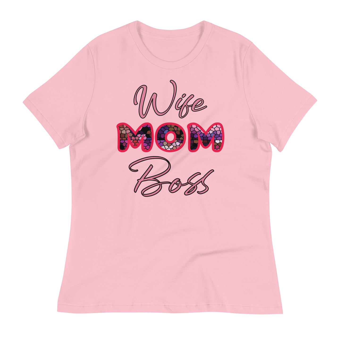 Wife Mom Boss Women's Relaxed T-Shirt