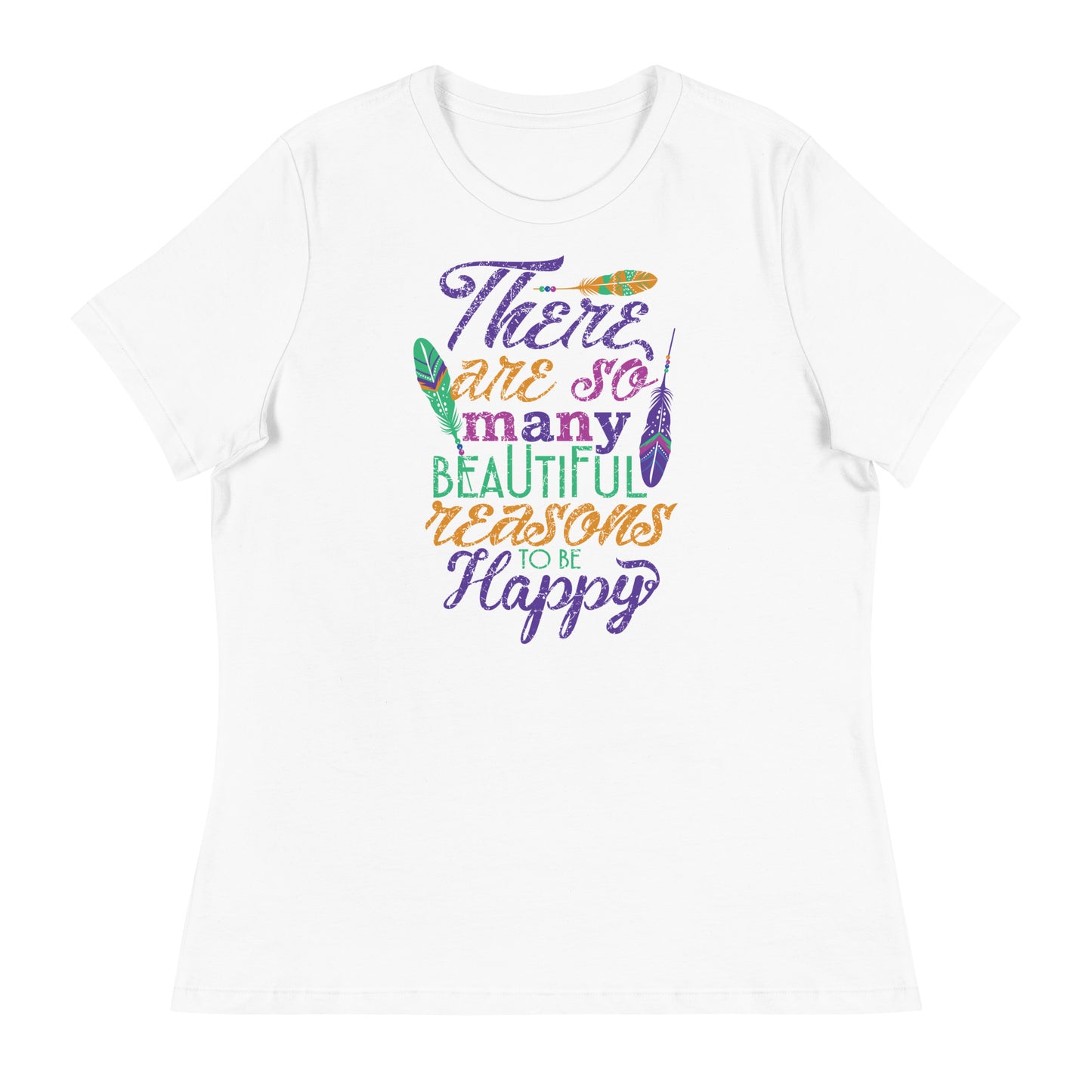 Women's To Be Happy Slogan Tee