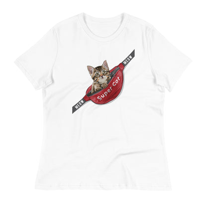 Women's Cute Cat Graphic Tee