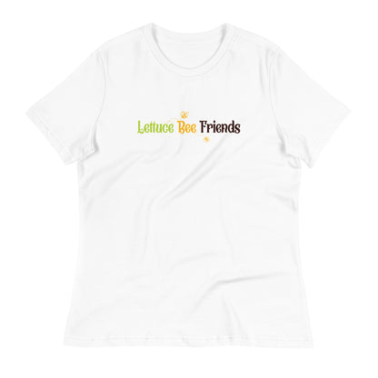 Women's Gardening Tee - "Lettuce Bee Friends" Saying T-shirt