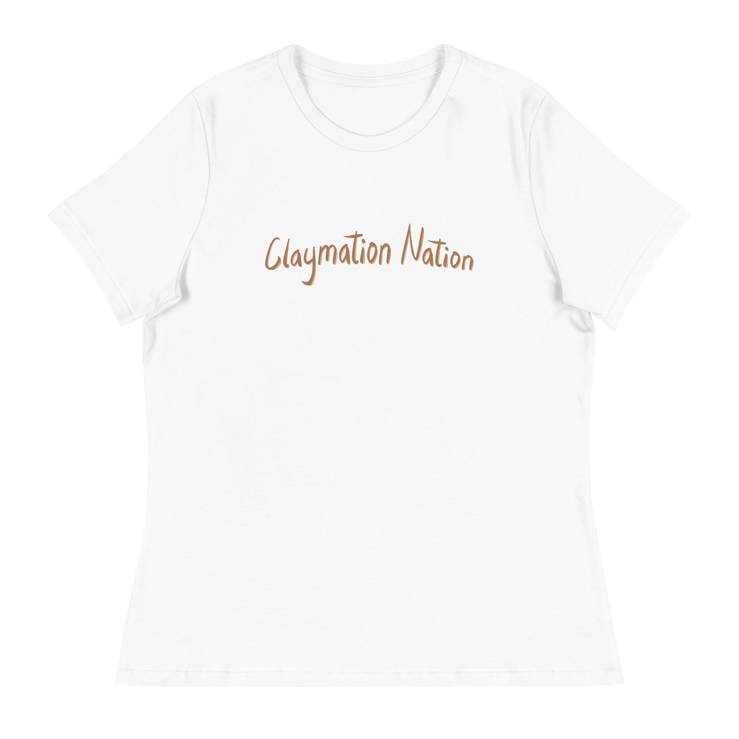 Women's Pottery T-Shirt - "claymation Nation" Saying Tee