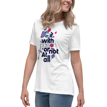 Women's Do It With Passion Slogan Tee